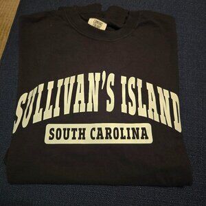 Sullivan's Island, SC Comfort Colors short sleeve T-shirt, Black XL